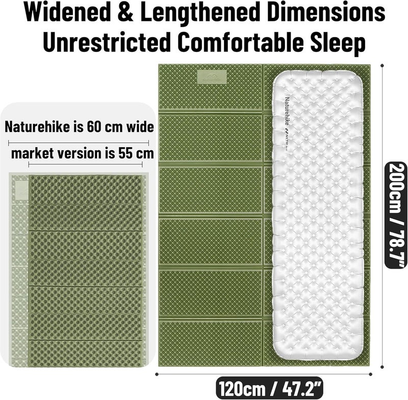 windhike Naturehike Ultralight Foam Sleeping Pad - R1.8/R2.6/R3.0 Closed Cell Mattress, Thick Portable Folding Mat for Backpacking, Waterproof & Compact for Camping, Hiking, Travel and Car Camping - Image 2